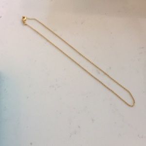 🏠 925 Gold colored chain.